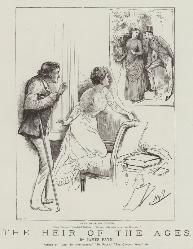 Tidernas arvinge, av James Payn av Harry Furniss