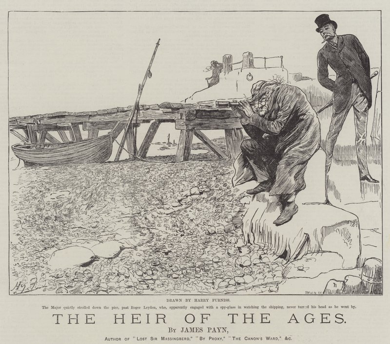 Tidernas arvtagare, av James Payn av Harry Furniss