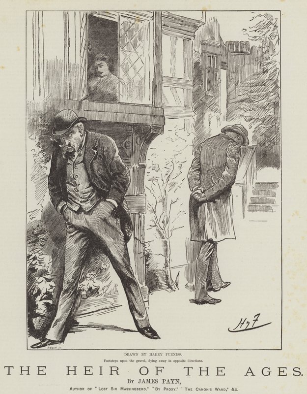 Tidernas arvtagare, av James Payn av Harry Furniss
