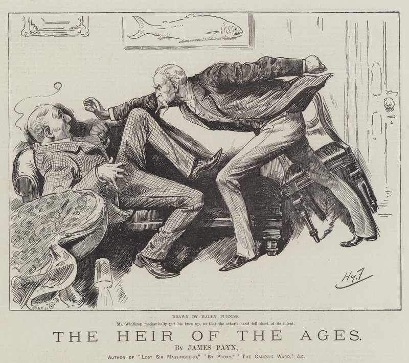 Tidernas arvtagare, av James Payn av Harry Furniss