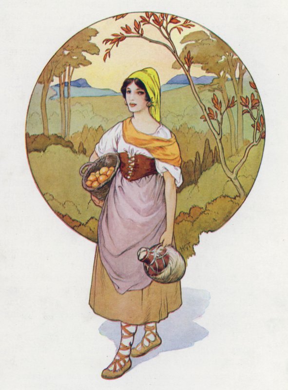 Illustration till Don Quijote (färglitografi) av Harry George Theaker