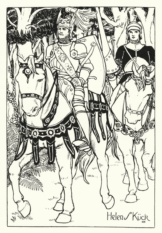 The Knight Magnificent (gravyr) av Helen S. Kuck