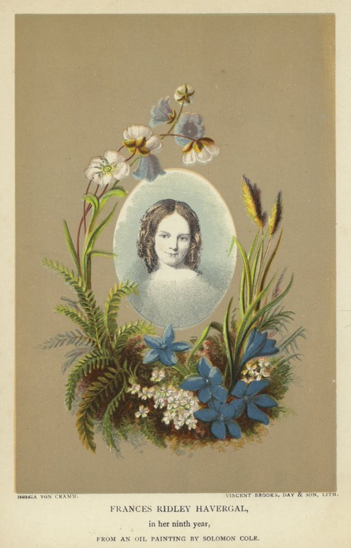 Frances Ridley Havergal, på sitt nionde år av Helga von Cramm