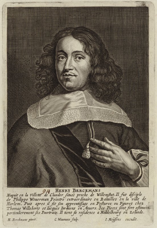 Porträtt av Hendrick Berckman av Hendrick Berckman