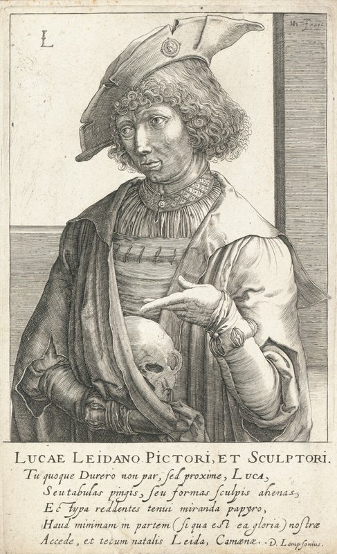 Lucas van Leyden, holländsk gravör och målare av Hendrik I Hondius