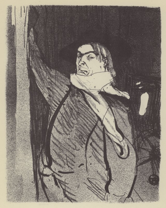 Aristide Bruant av Henri de Toulouse Lautrec
