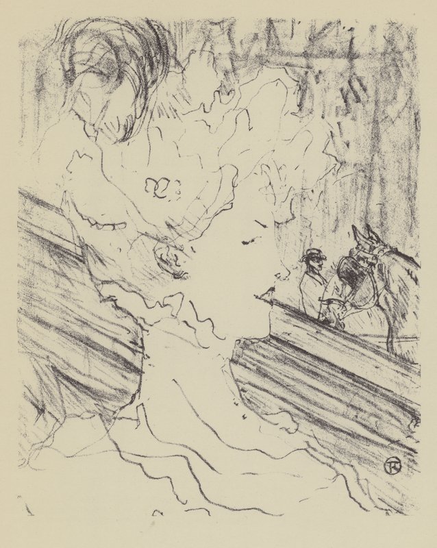 Emilienne DAlencon av Henri de Toulouse Lautrec