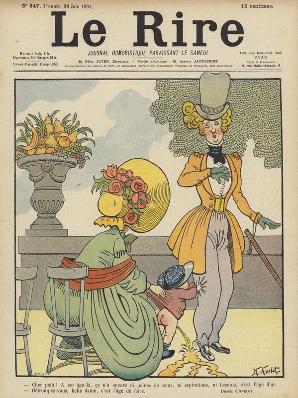 Illustration för Le Rire av Henri Avelot