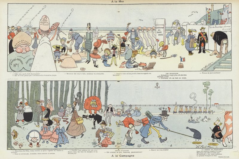 Illustration för Le Rire av Henri Avelot