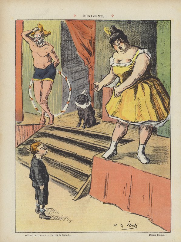Illustration för Le Rire av Henri Gabriel Ibels