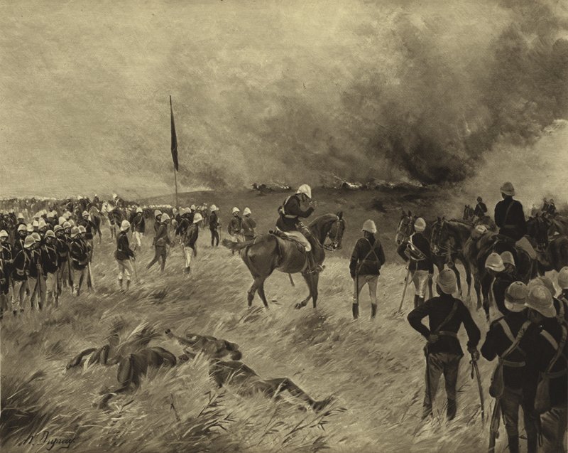 Coomassies arbete, 1873-1874 (djuptryck) av Henri Louis Dupray