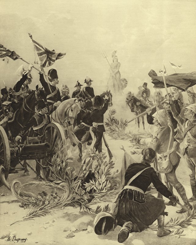 Rule Britannia (djuptryck) av Henri Louis Dupray