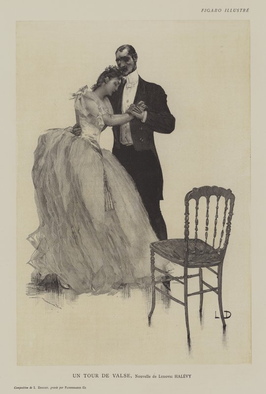 Un Tour de Valse, novell av Ludovic Halevy av Henri Lucien Doucet
