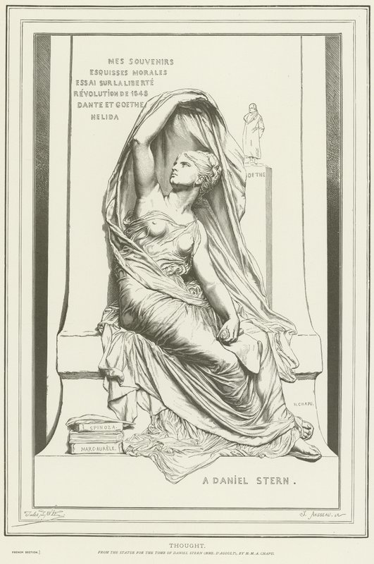 Tankens allegori av Henri Michel Antoine Chapu