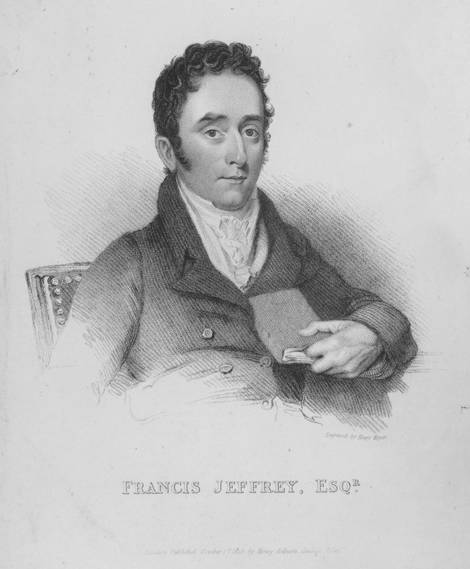Francis Jeffrey, Lord Jeffrey, skotsk domare, litteraturkritiker och redaktör för Edinburgh Review av Henri after Meyer