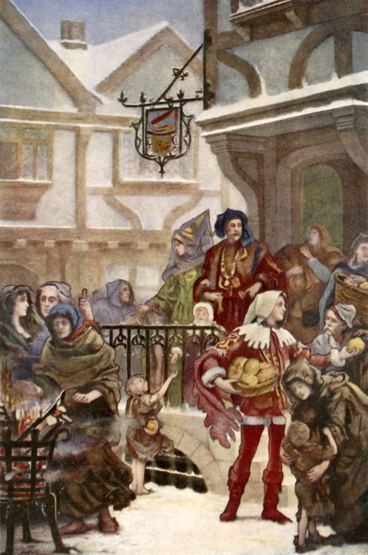 Sir Richard Whittington delar ut välgörenhet av Henrietta Rae