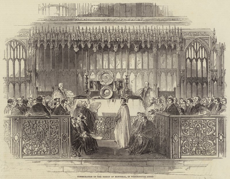 Vigning av biskopen av Montreal, i Westminster Abbey av Henry Anelay