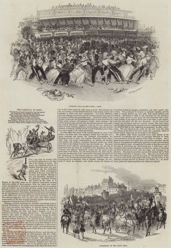 Karnevalen i Paris av Henry Anelay