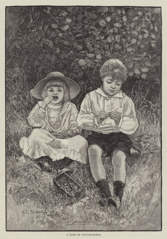 Ett par nötknäppare av Henry Charles Seppings Wright