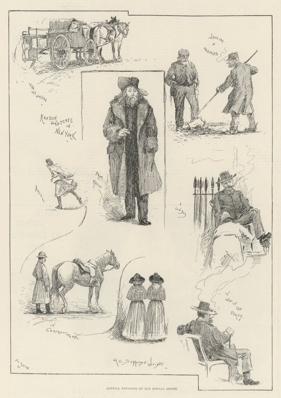 Amerika återbesökt av Our Special Artist av Henry Charles Seppings Wright