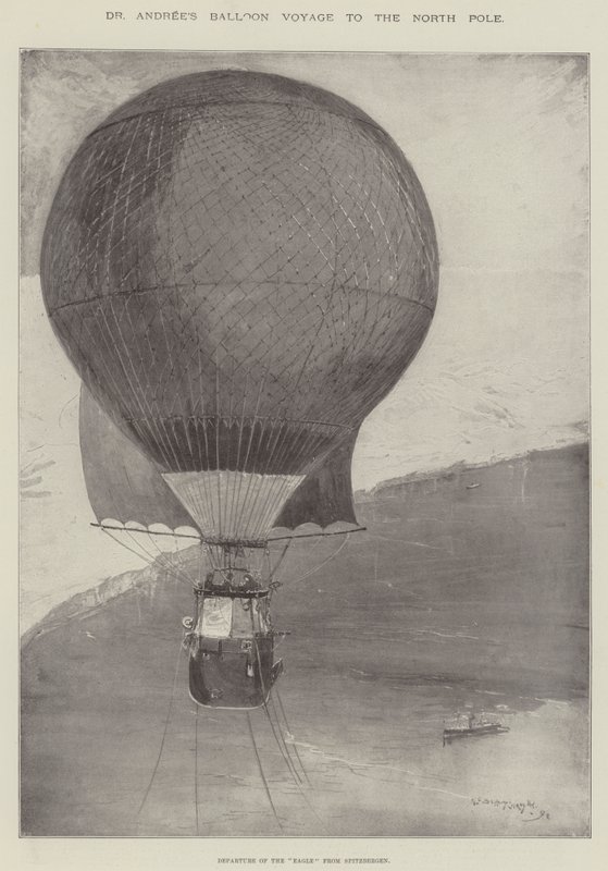 Dr Andrees ballongresa till nordpolen av Henry Charles Seppings Wright
