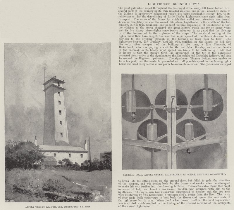 Fyren brann ner av Henry Charles Seppings Wright