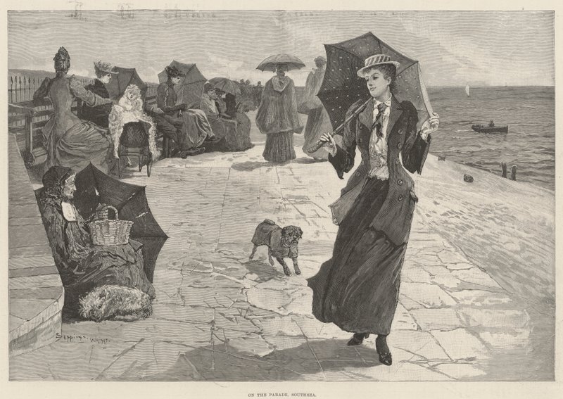 På paradgatan, Southsea av Henry Charles Seppings Wright