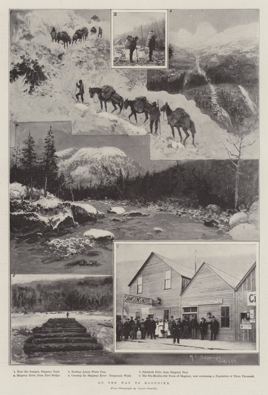 På väg till Klondike av Henry Charles Seppings Wright