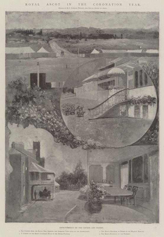 Royal Ascot under kröningsåret av Henry Charles Seppings Wright