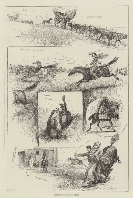 Skisser från Buenos Ayres av Henry Charles Seppings Wright