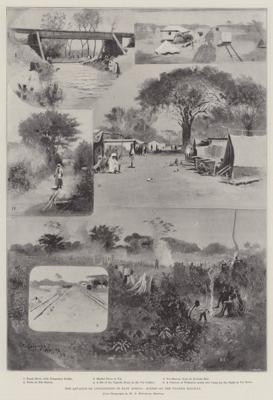 The Advance of Civilization in East Africa, Scenes on the Uganda Railway av Henry Charles Seppings Wright