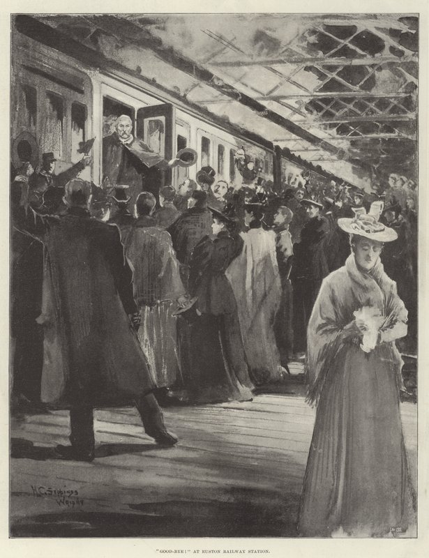 De brittiska truppernas avgång till Ashanti av Henry Charles Seppings Wright