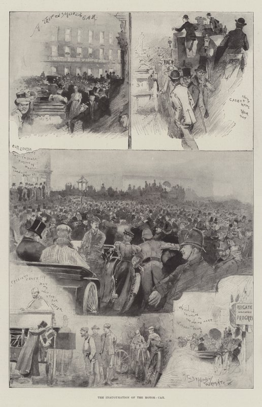 Invigningen av motorbilen av Henry Charles Seppings Wright