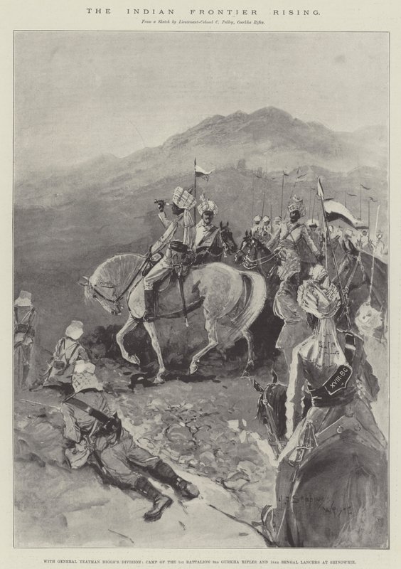 Indian Frontier Rising av Henry Charles Seppings Wright