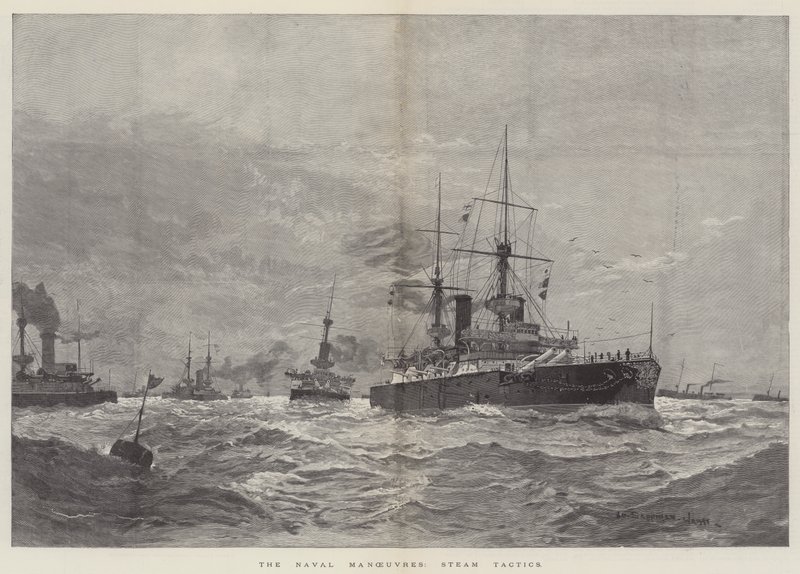 Sjömanövrarna, Steam Tactics av Henry Charles Seppings Wright