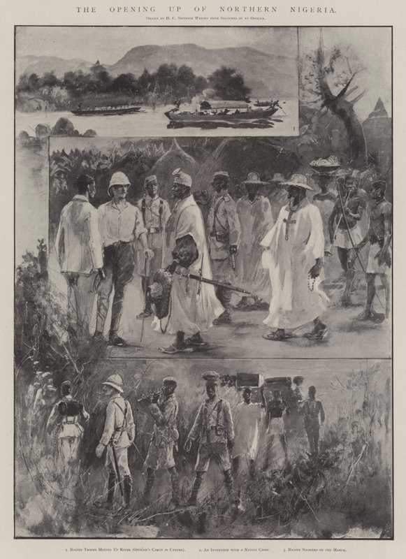 Öppnandet av norra Nigeria av Henry Charles Seppings Wright