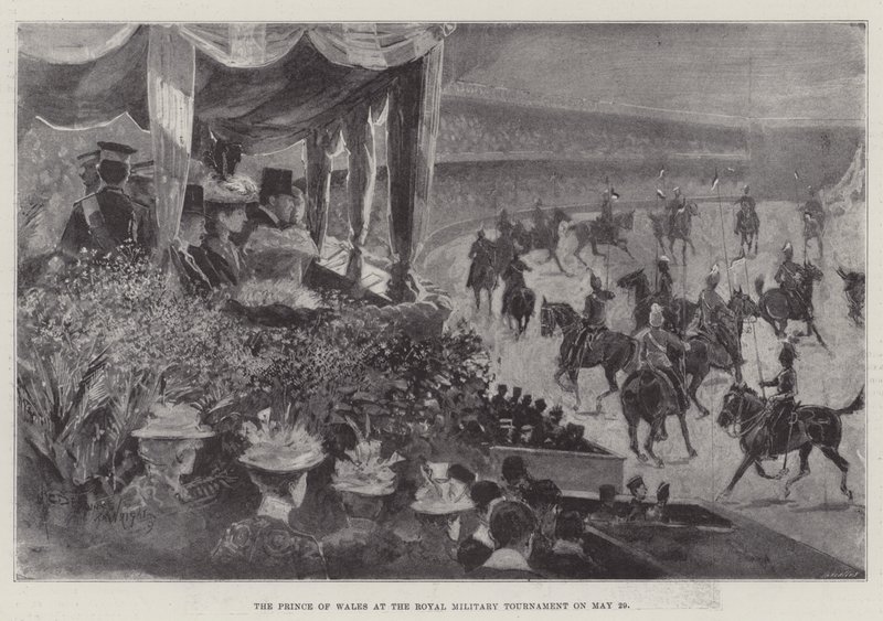 Prinsen av Wales vid Royal Military Tournament den 29 maj av Henry Charles Seppings Wright