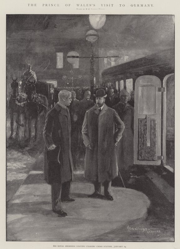Prinsen av Wales besök i Tyskland av Henry Charles Seppings Wright