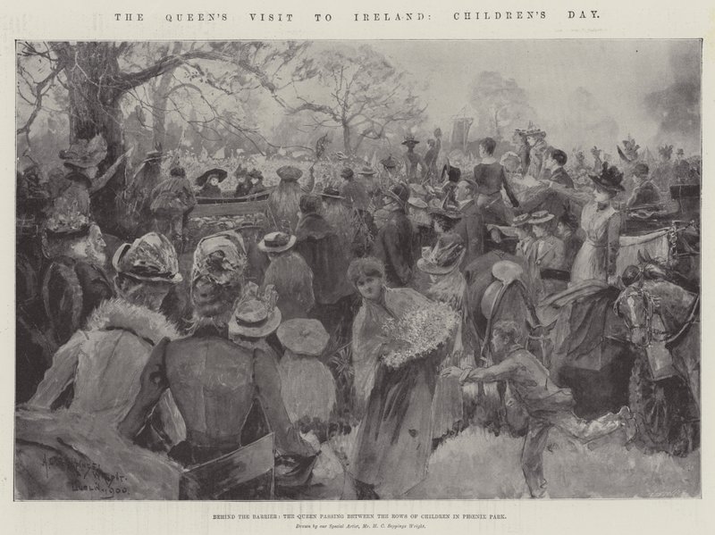 Drottningens besök i Irland, barnens dag av Henry Charles Seppings Wright