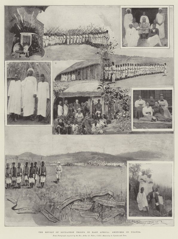 Sudanesiska truppers revolt i Östafrika, Skisser i Uganda av Henry Charles Seppings Wright