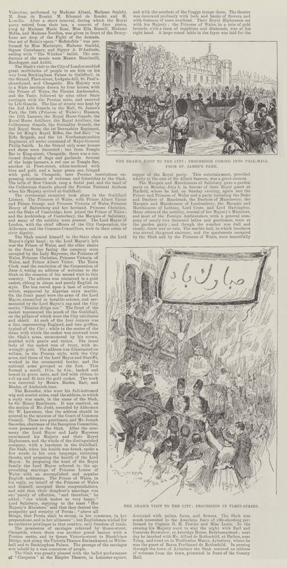 Shahens besök i staden av Henry Charles Seppings Wright