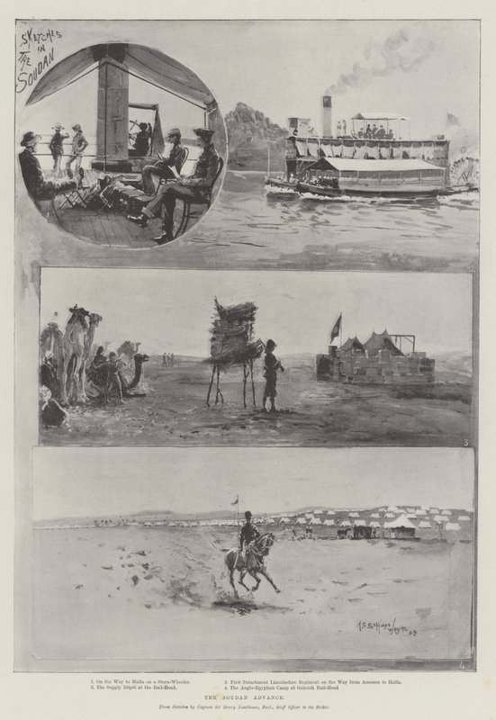 Framryckning i Soudan av Henry Charles Seppings Wright