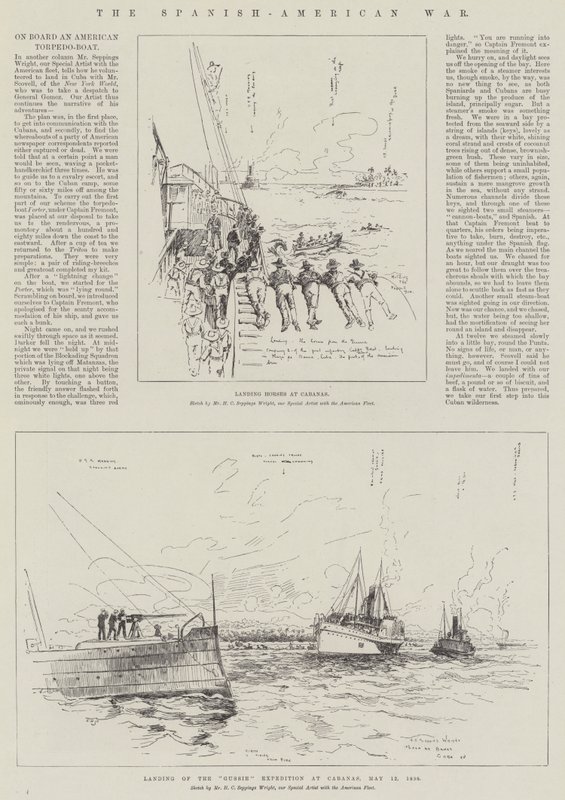 Spansk-amerikanska kriget av Henry Charles Seppings Wright