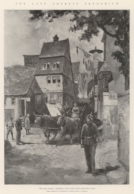 Den bortgångne kejsarinnan Fredrik av Henry Charles Seppings Wright