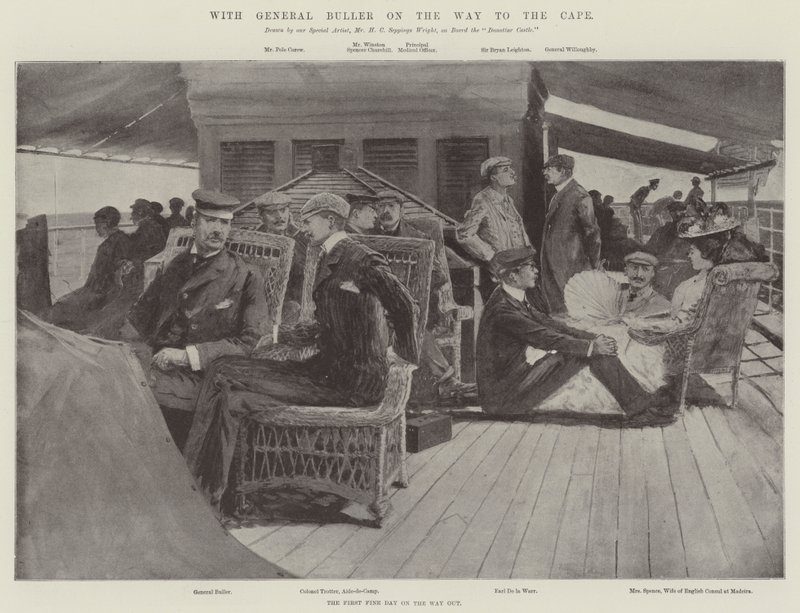Med general Buller på väg till Cape av Henry Charles Seppings Wright