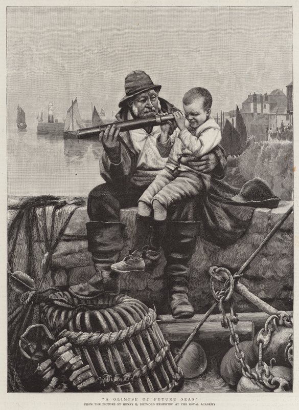 En glimt av framtidens hav av Henry Edward Detmold