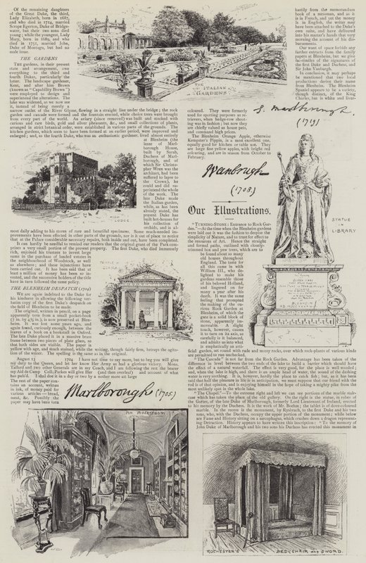 Blenheim Palace Illustrerat av Henry Edward Tidmarsh
