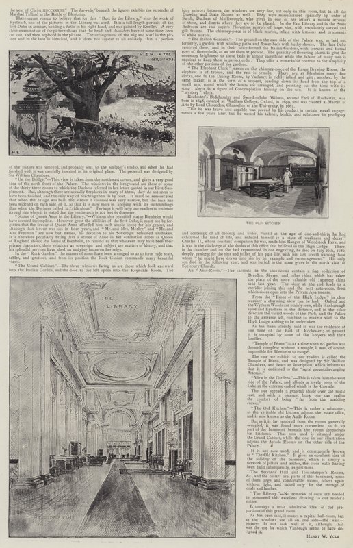 Blenheim Palace Illustrerat av Henry Edward Tidmarsh
