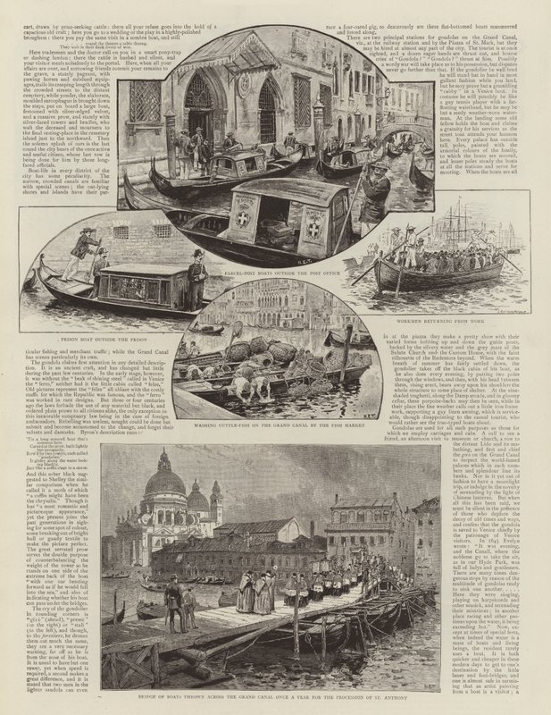 Venedigs båtar av Henry Edward Tidmarsh