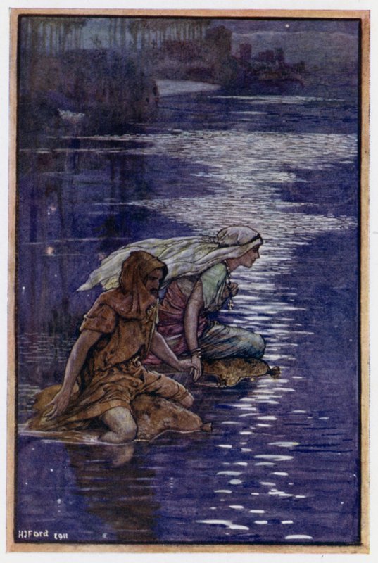 Korsar floden av Henry Justice Ford